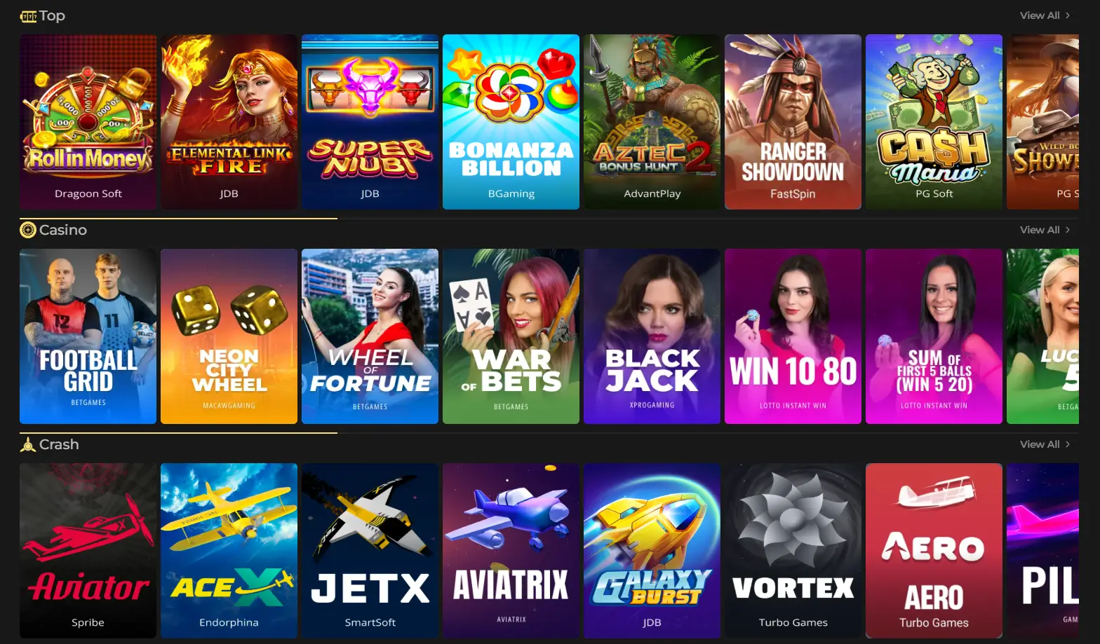 JABIBET Casino Mobile Gaming